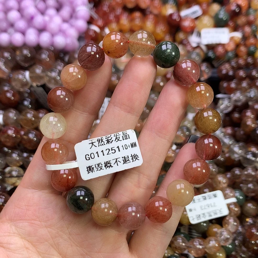 水晶手链未镶嵌，