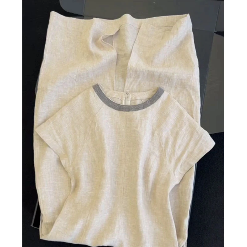 2025夏季新款修身显瘦穿搭小众设计款网红气质时尚收腰A字连衣裙