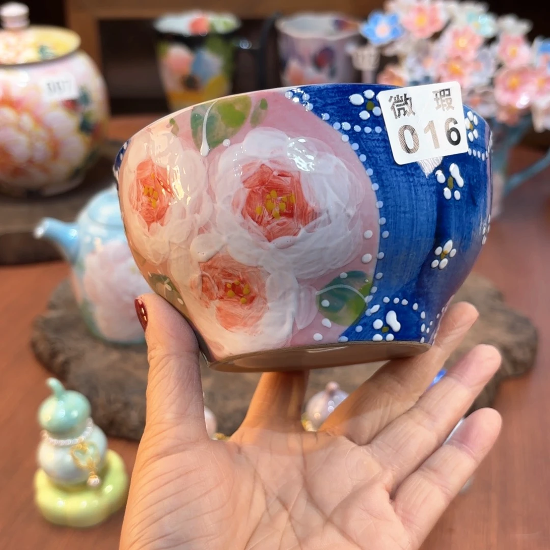 景德镇手绘高温釉下彩陶瓷茶具