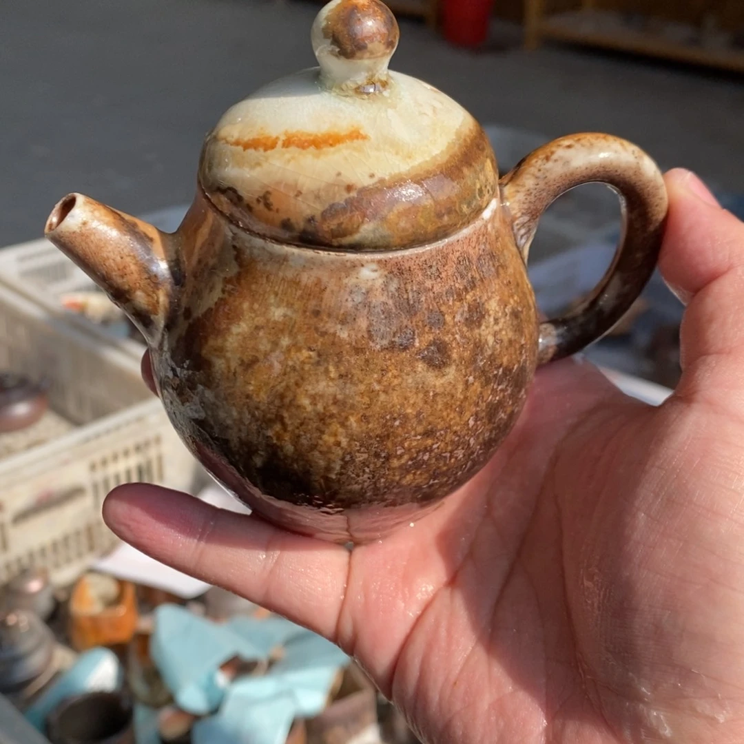 陶园柴烧，精品高货。791瑕摆件