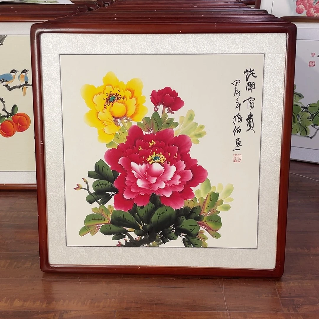 国画带框尺寸63*63厘米