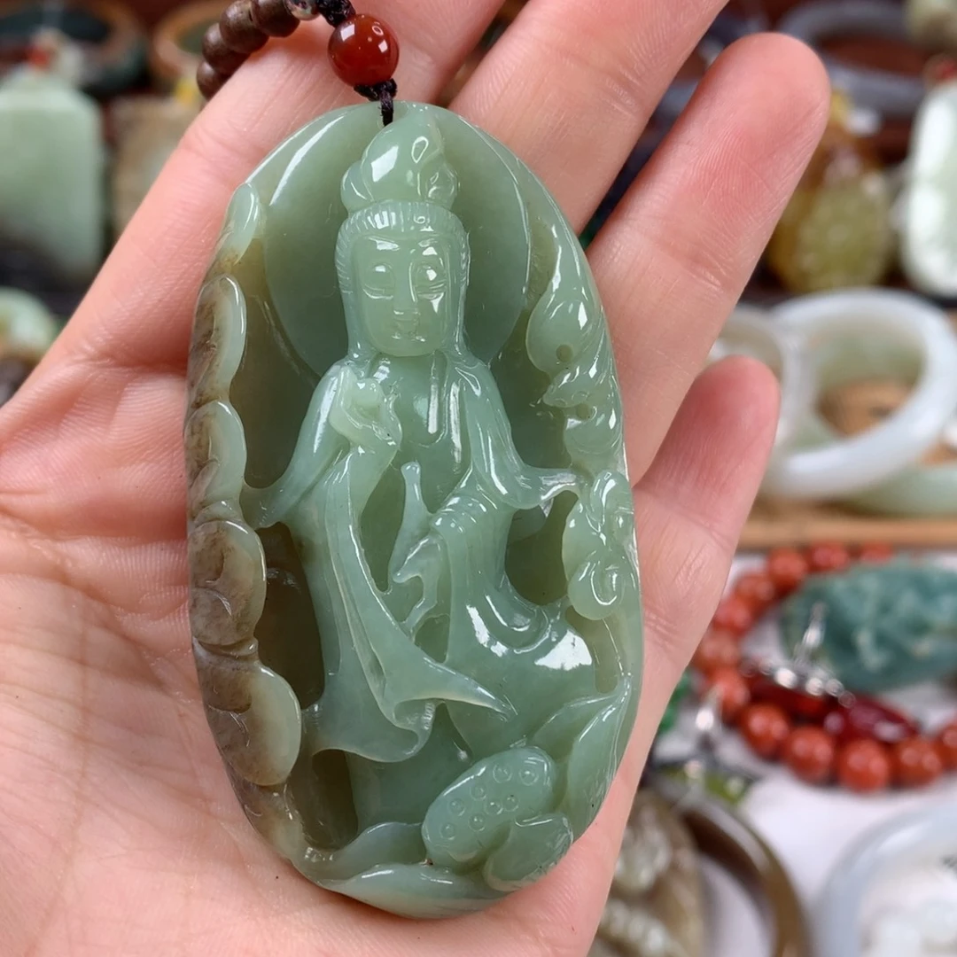 和田玉（糖玉）颈饰未镶嵌