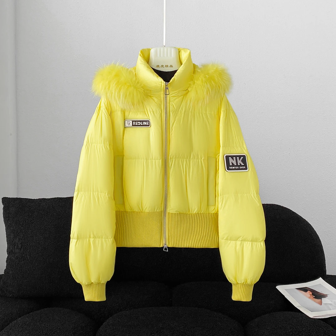 KAISER/凯撒5Y1888短款时尚连帽宽松加厚韩版潮流保暖鹅绒羽绒服