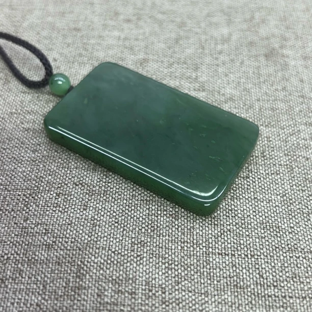 和田玉碧玉平安牌50/35/5mm