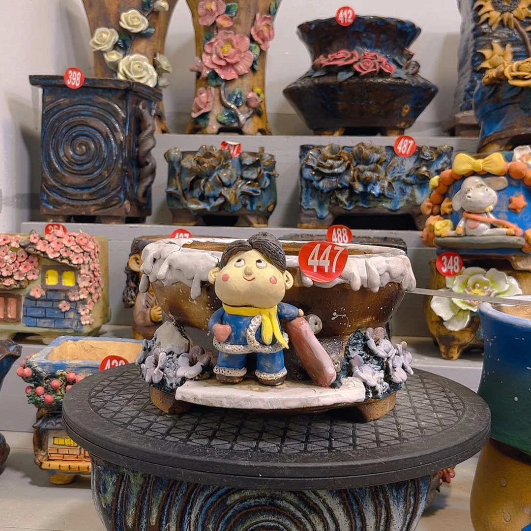 叶***子微瑕447 号陶然花器厂家直销