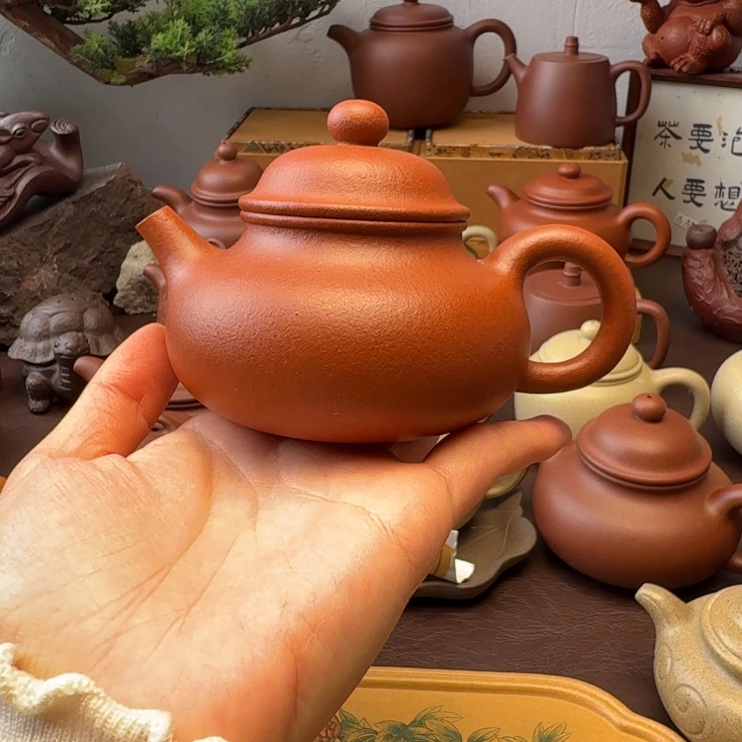 *****紫砂茶壶红将坡   容天  170