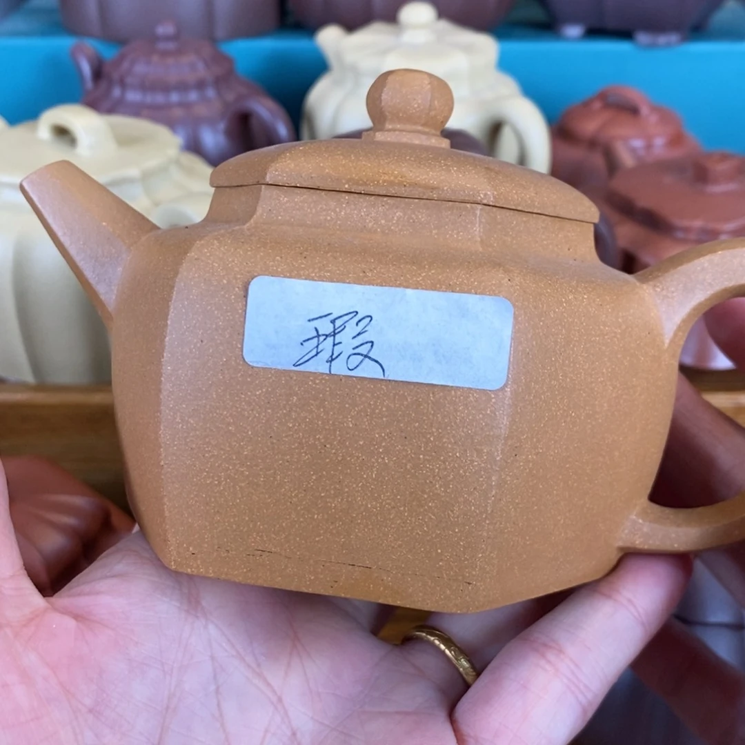 茶壶紫砂原矿泥料手工壶直播间