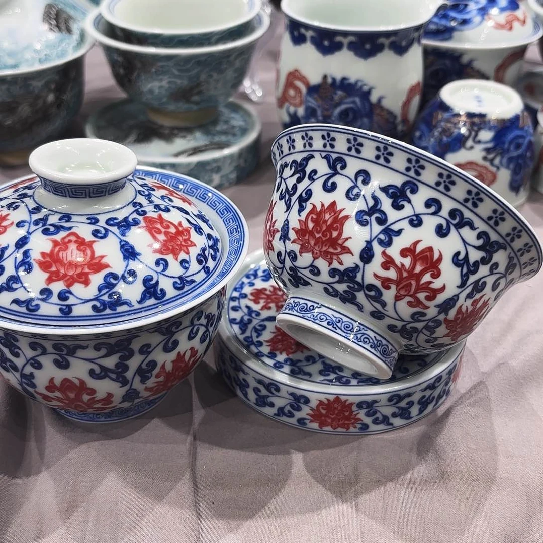 瓷片汤***枚景德镇瓷器艺术