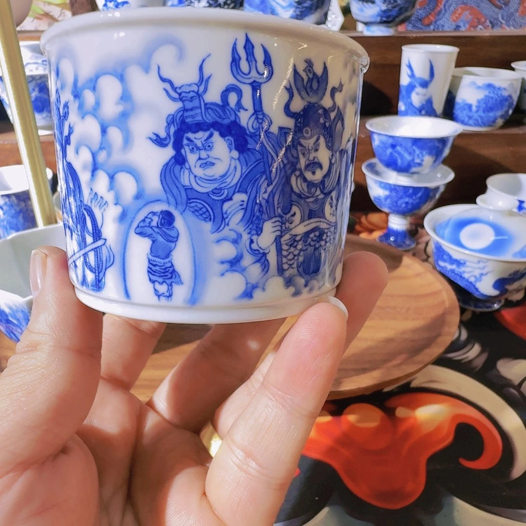 泥塑发*美主人杯手工手绘