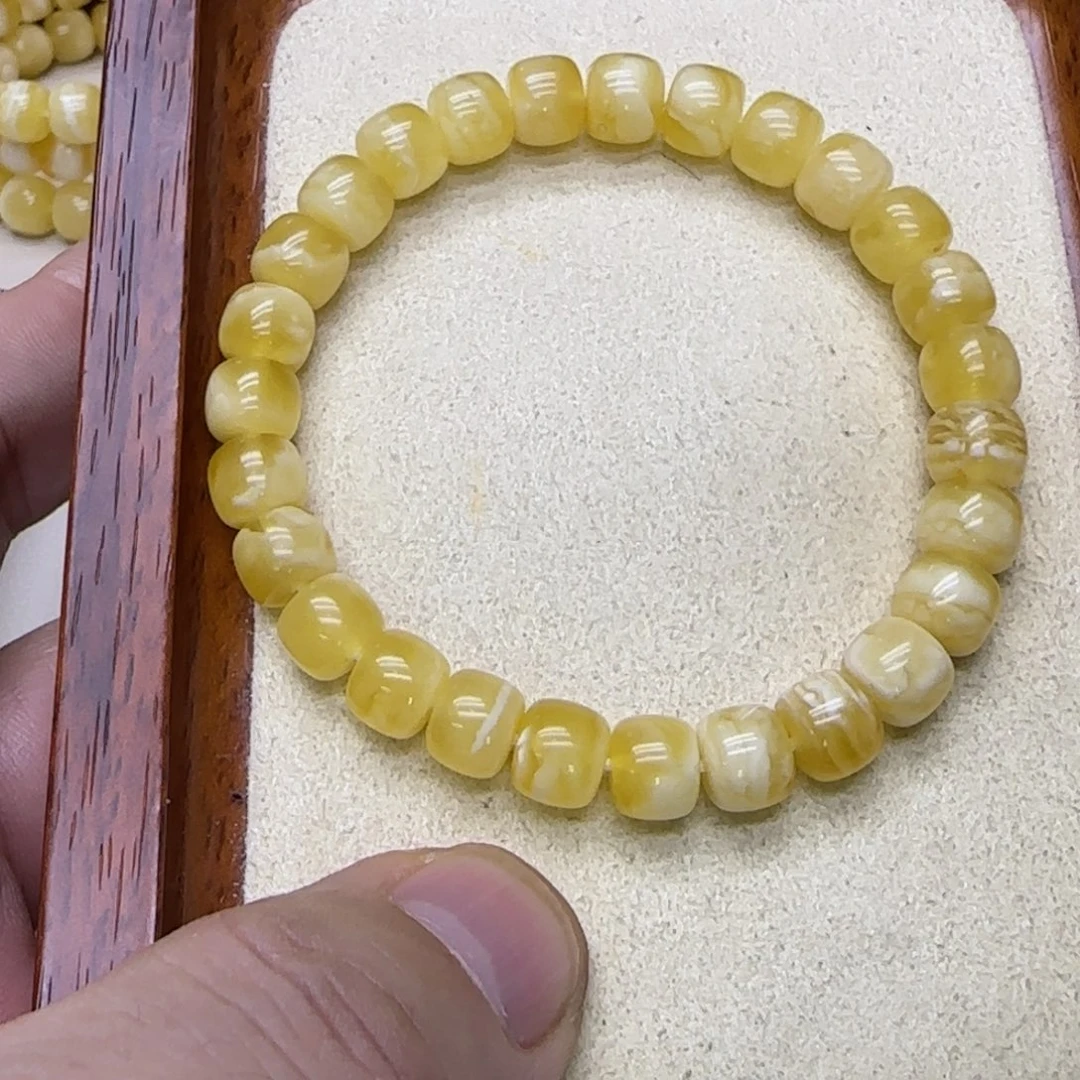 蜜蜡未镶嵌手串蜜蜡手串