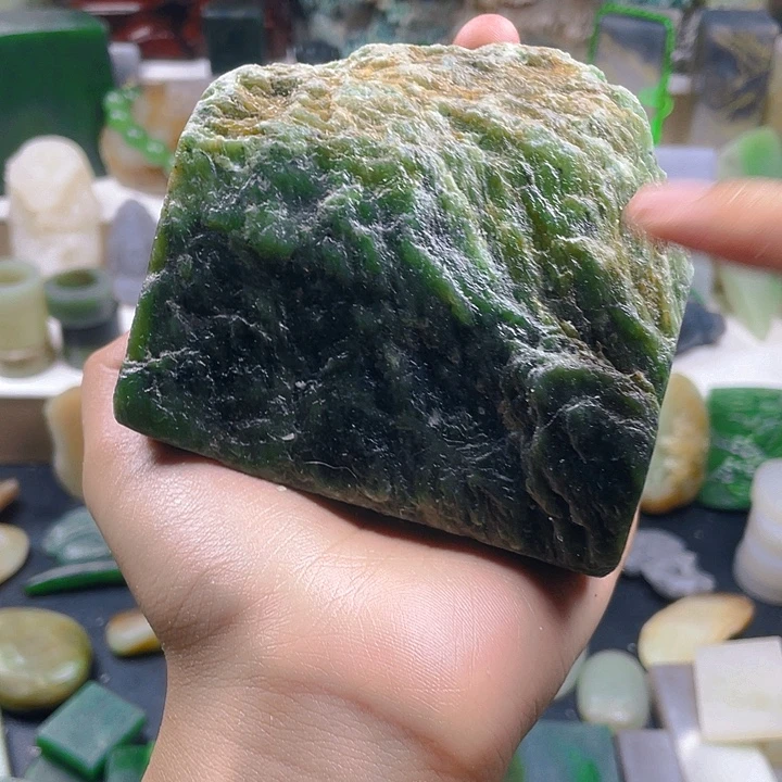 和田玉（碧玉）未镶嵌挂件