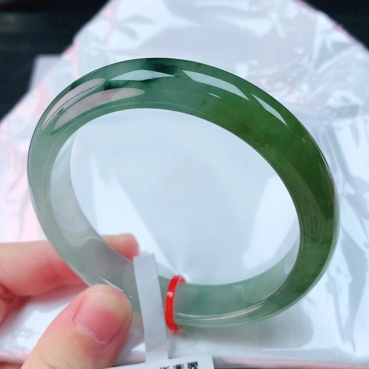 未镶嵌手镯翡翠53圈