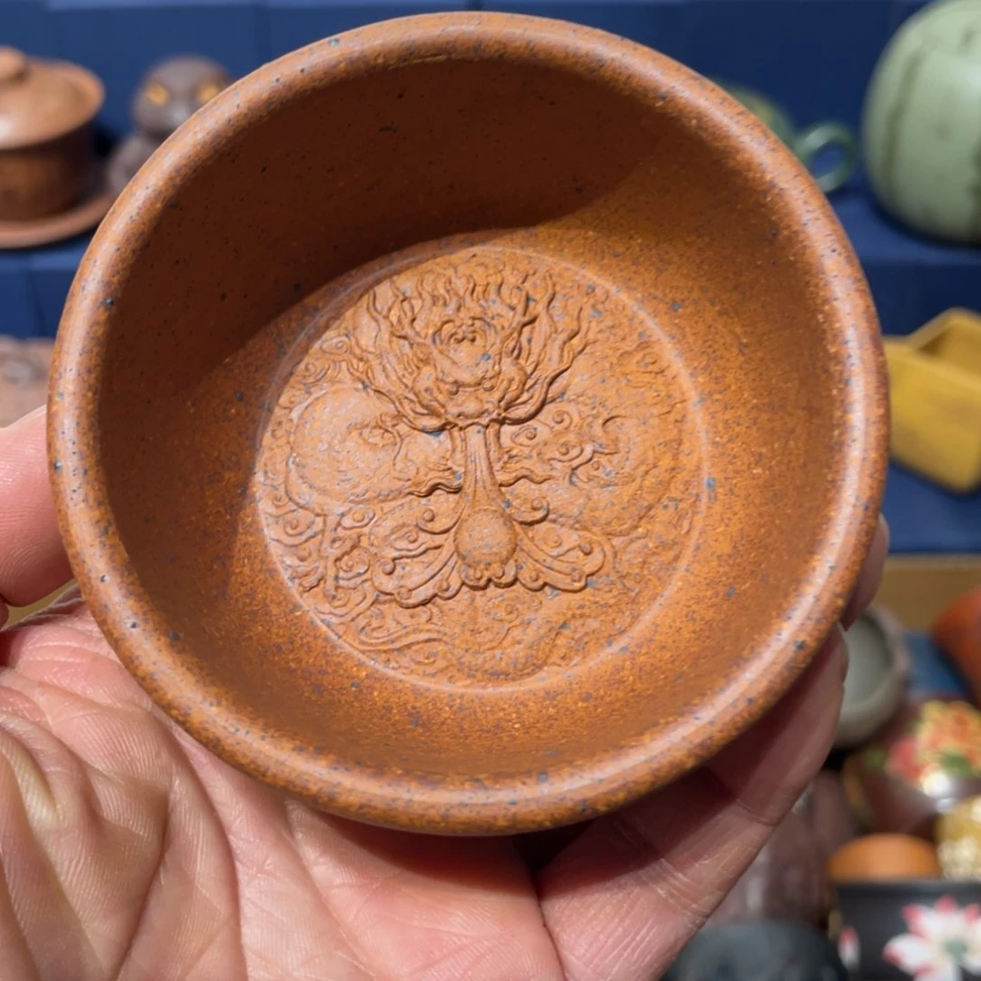 原矿紫砂手工主人杯
