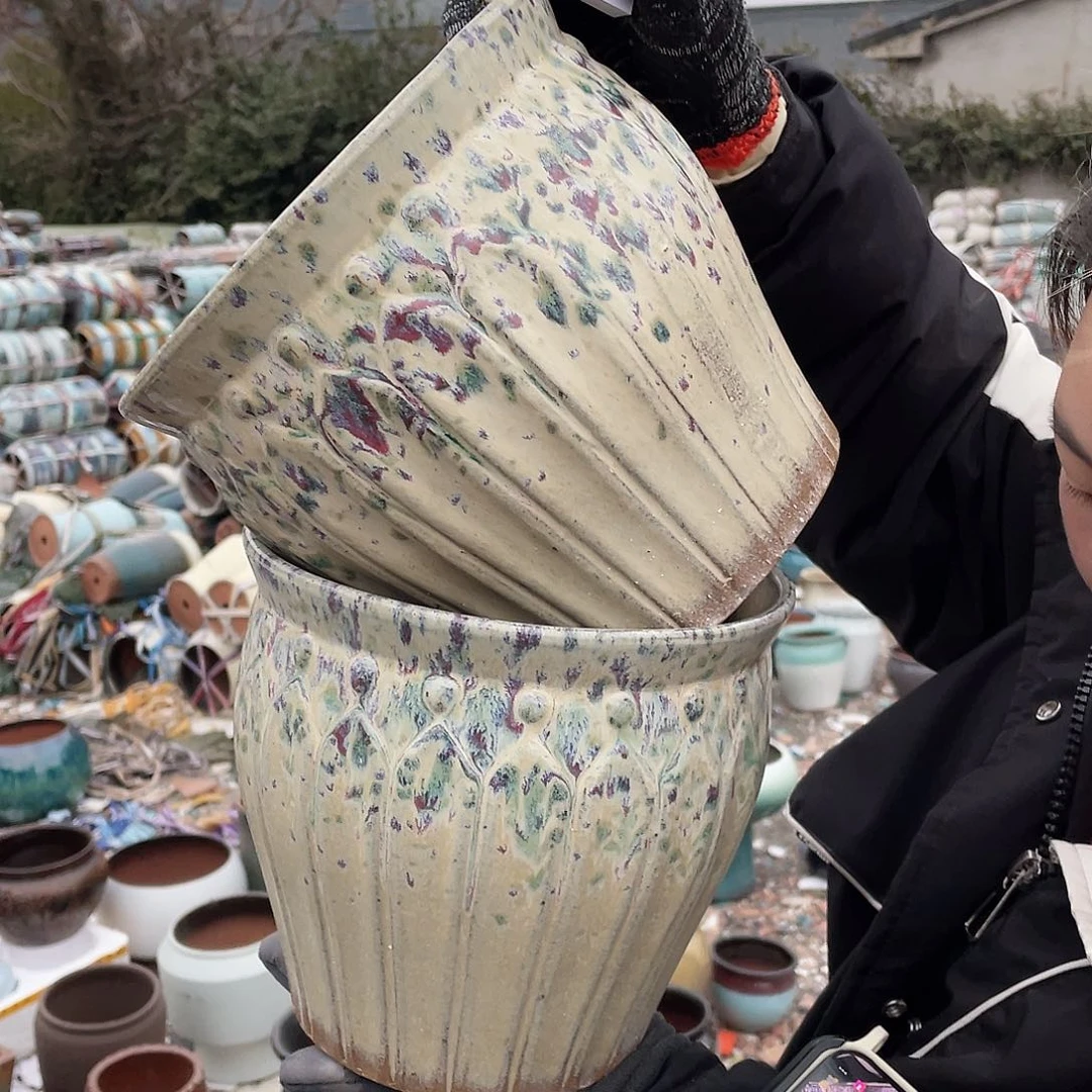 红陶王嫂花盆直播0220-405