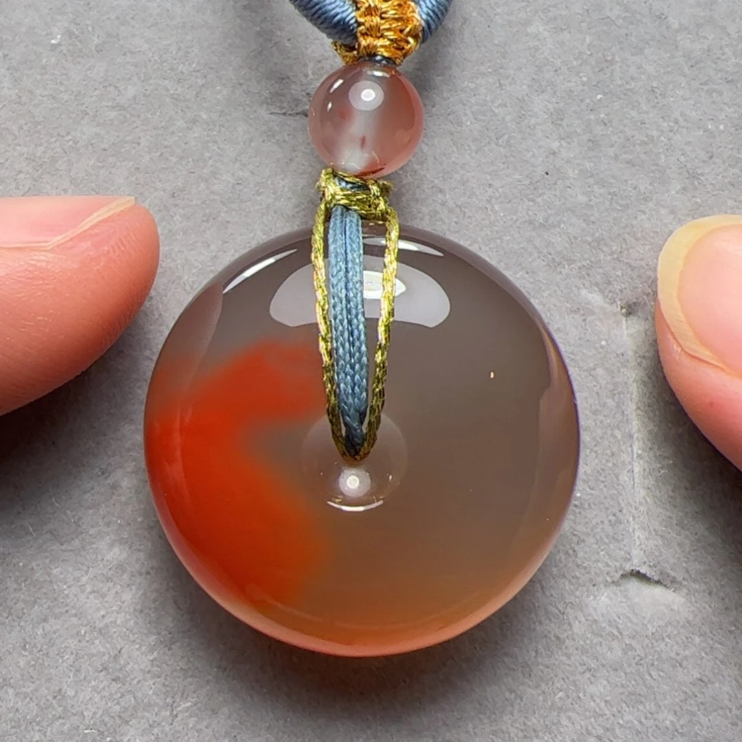 未镶嵌扣子南红玛瑙