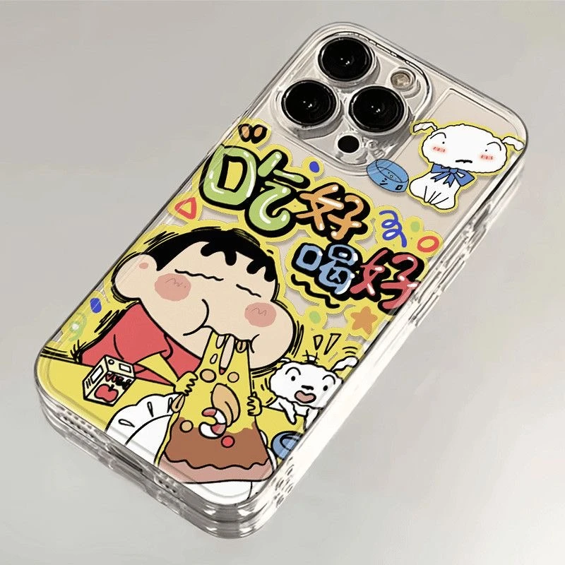 吃好小新适用苹果16手机壳iphone13promax软15小米vivo华为oppo套