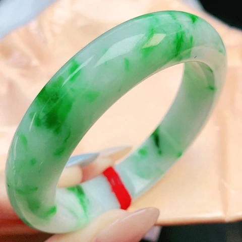 未镶嵌手镯翡翠53圈口882076