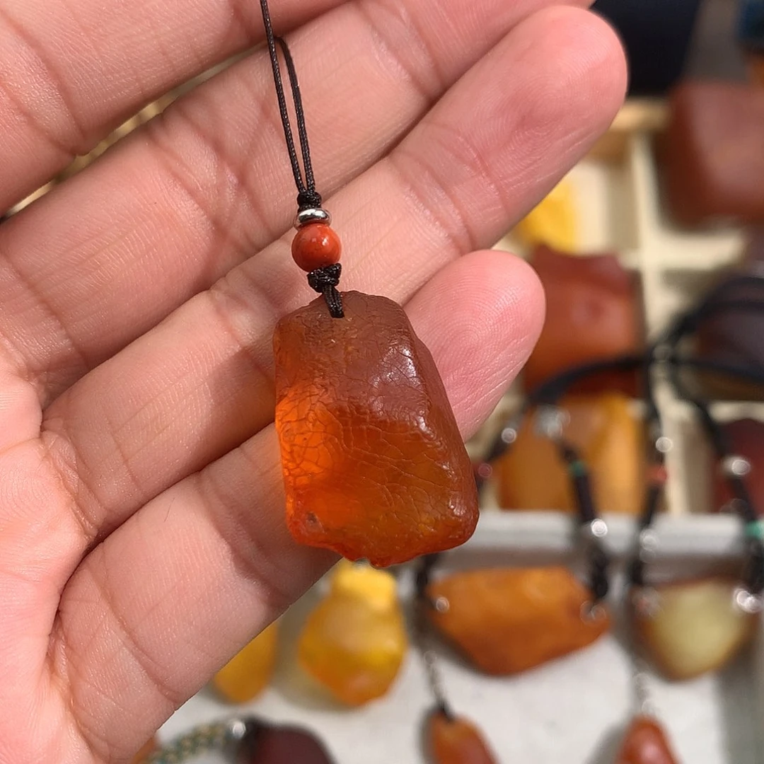 蜜蜡裸石未镶嵌你