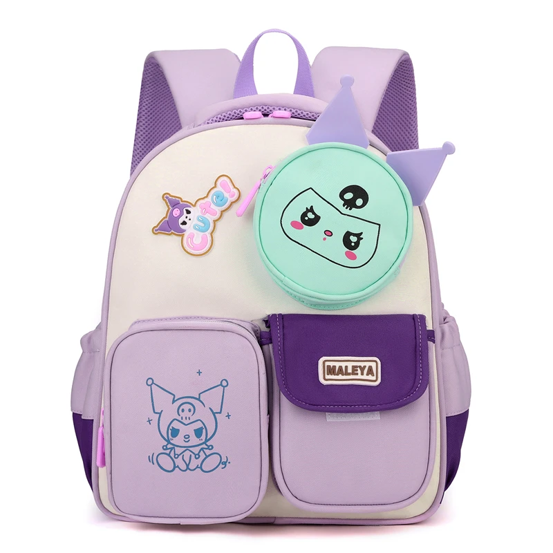 儿童书包幼儿园小中大班女孩3-6岁公主可爱库洛米双肩包男童背包