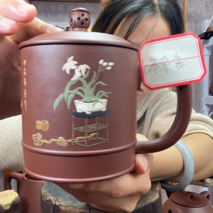 茶杯紫砂原矿紫砂茶