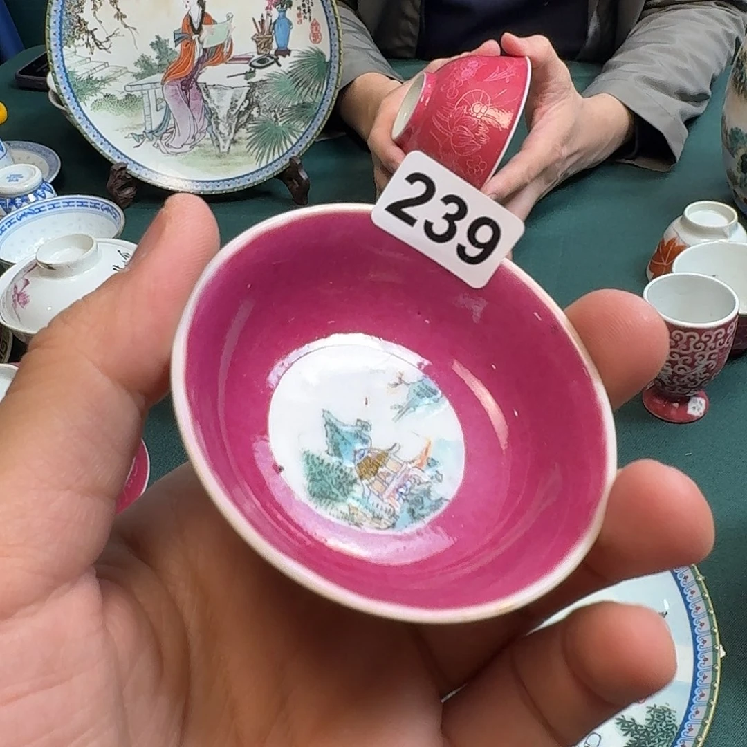 香港精品老瓷器微瑕慎拍