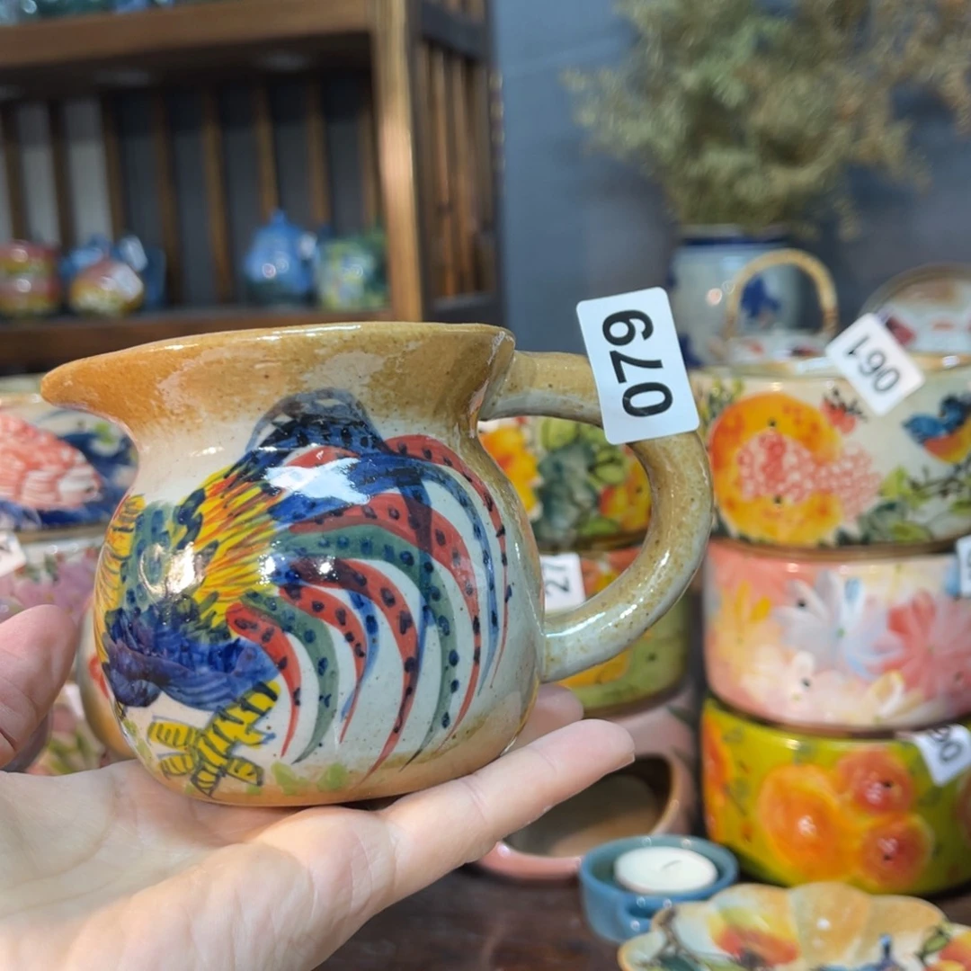 杯素浅陶瓷手工手绘