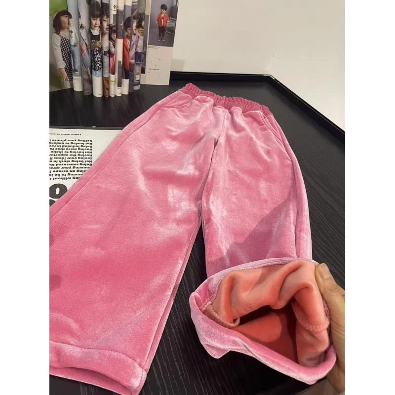 504078  韩版优选新款休闲舒适时尚百搭秋冬加绒洋气休闲裤