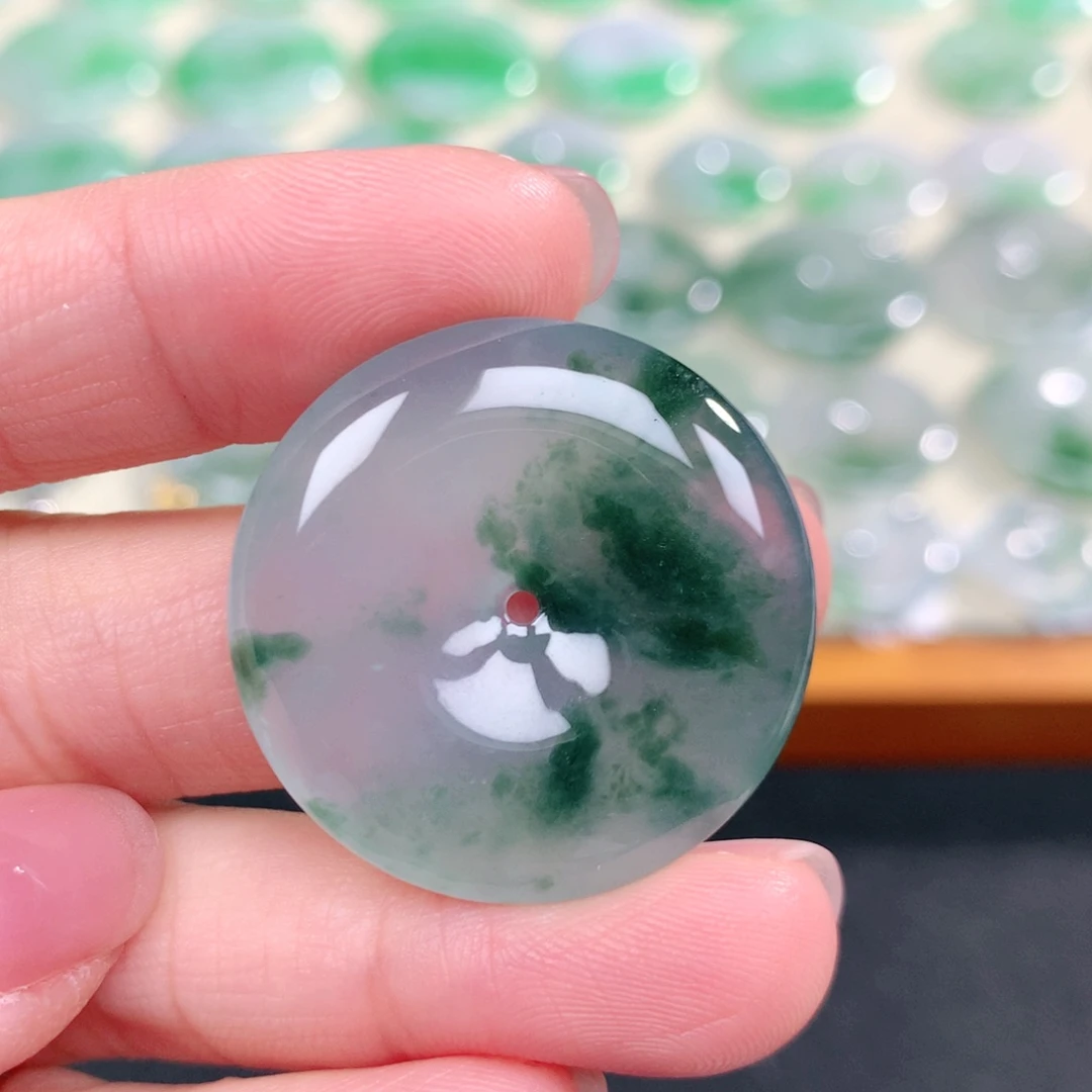 翡翠未镶嵌颈饰30.3-5.6