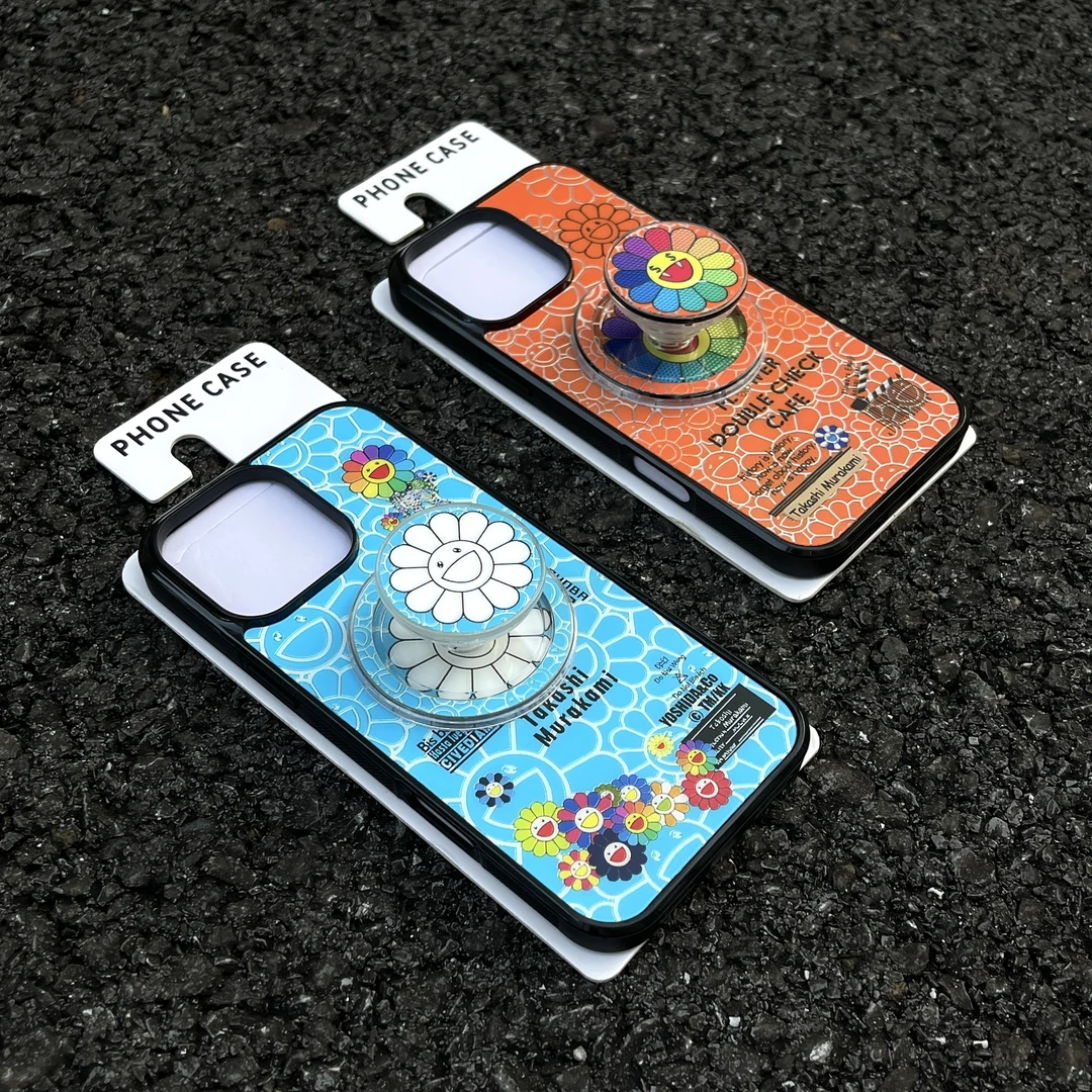 鎏金磨砂太阳花磁吸防摔适用苹果多型号手机壳带360旋转支架165ro