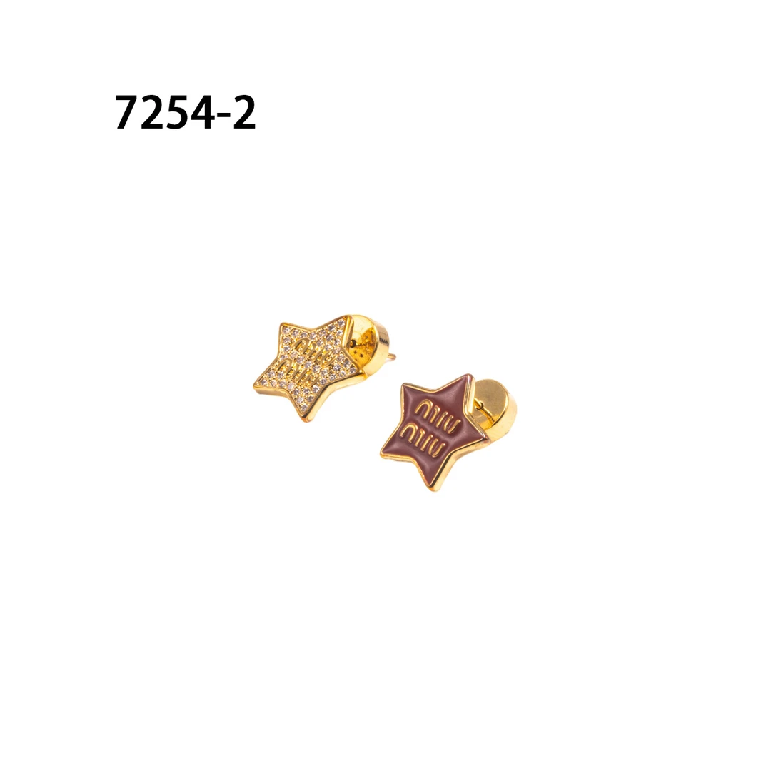 铜合金耳饰 时尚气质轻奢耳环新款小众设计高级感耳饰～7254-2