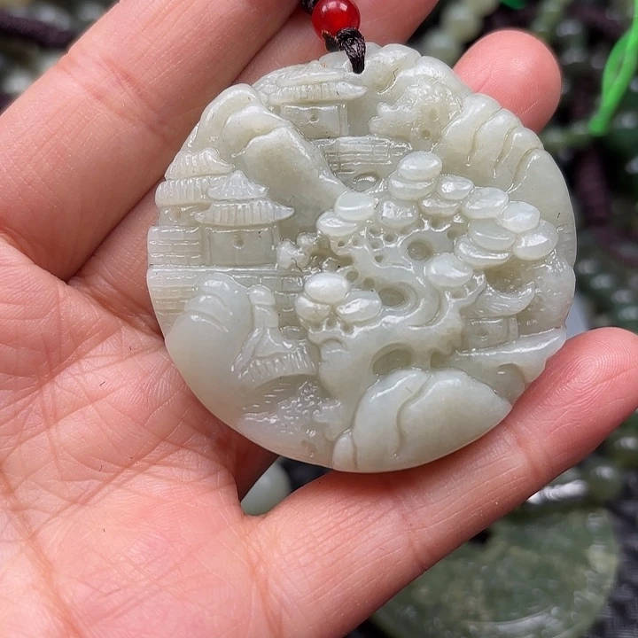 和田玉颈饰未镶嵌