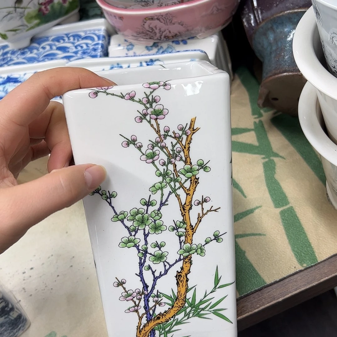 紫砂花盆233号瑕疵10/19cm