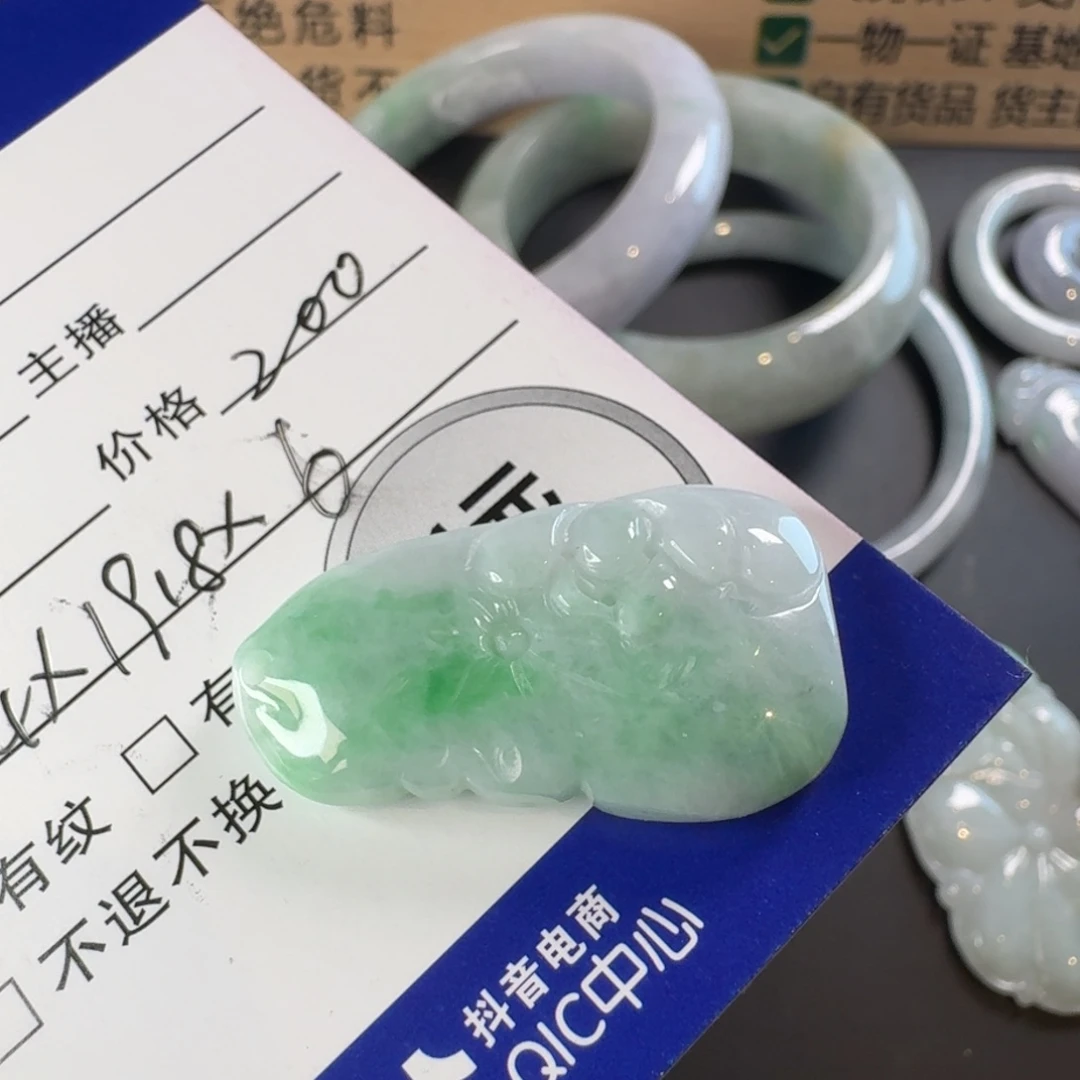 冉***.翡翠未镶嵌颈饰颈饰