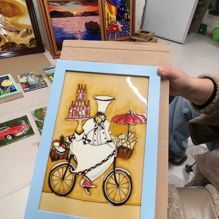 陶瓷板画20/30瓷板画