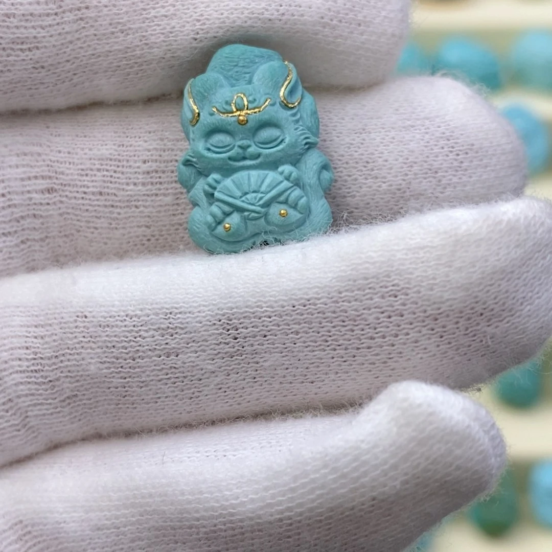 绿松石珠宝奇石未镶嵌