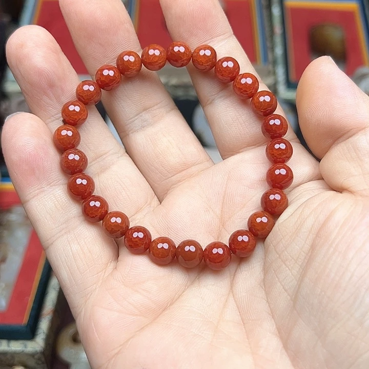 昌***家玛瑙/玉髓未镶嵌手串