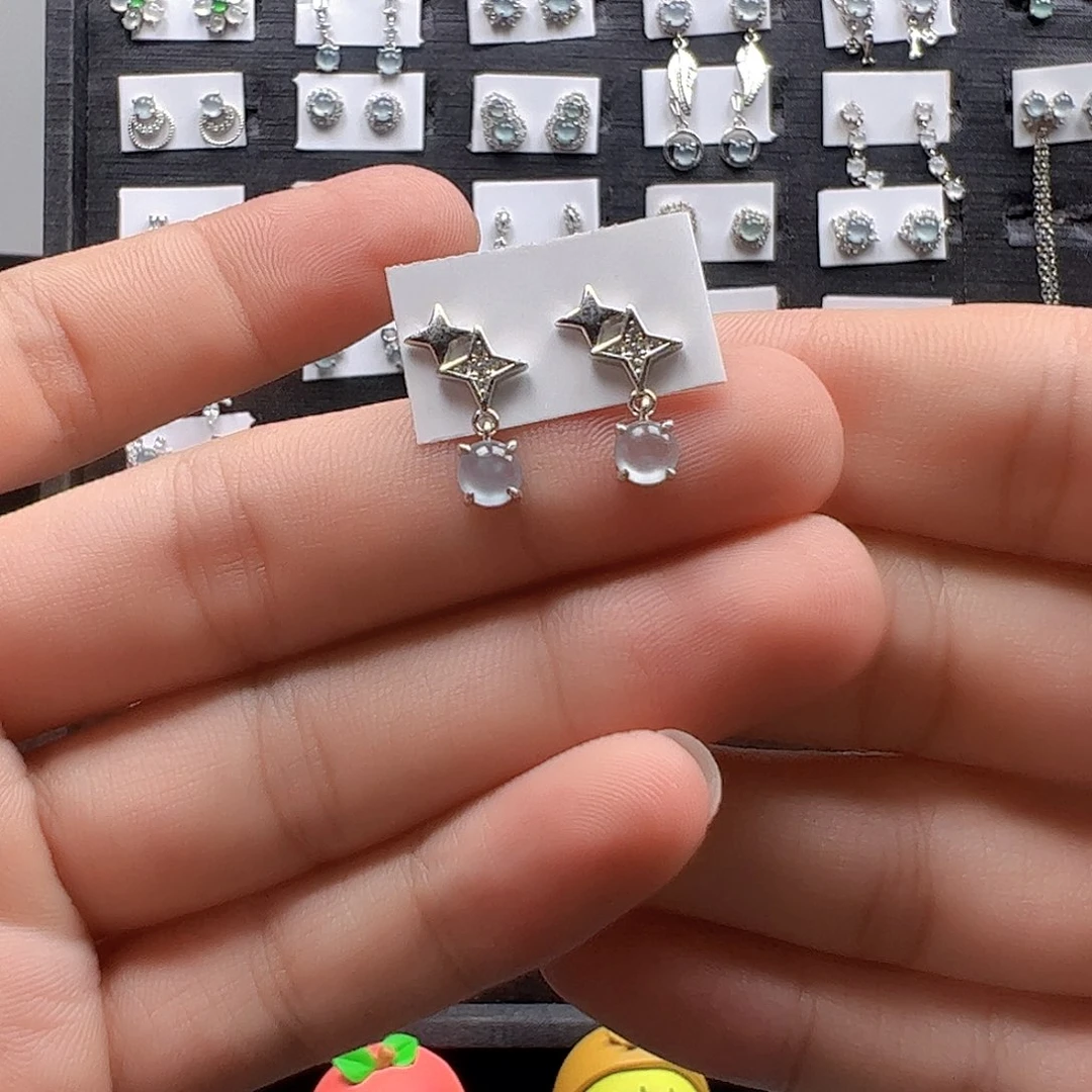 翡翠银S925镶嵌手链