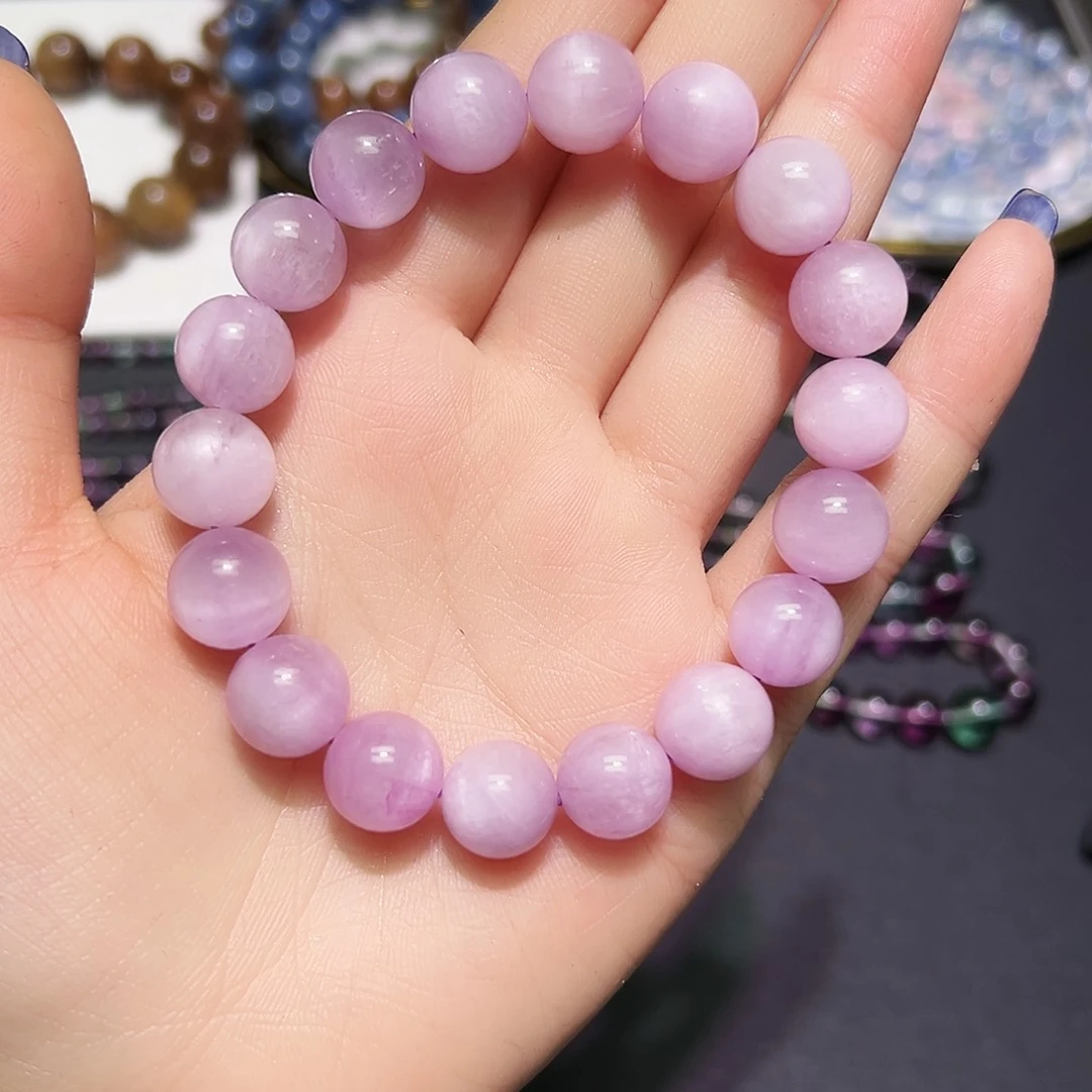 未镶嵌手链水晶紫锂辉11毫米16号