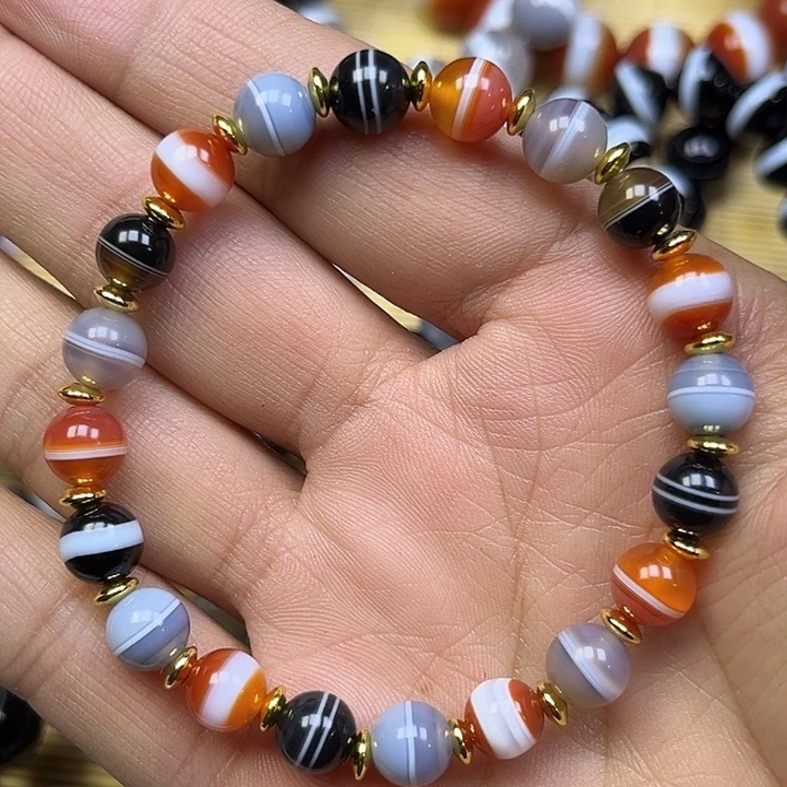 玛瑙/玉髓未镶嵌手串