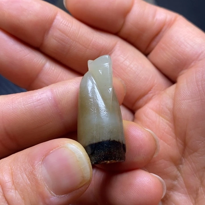 和田玉挂件未镶嵌日**升