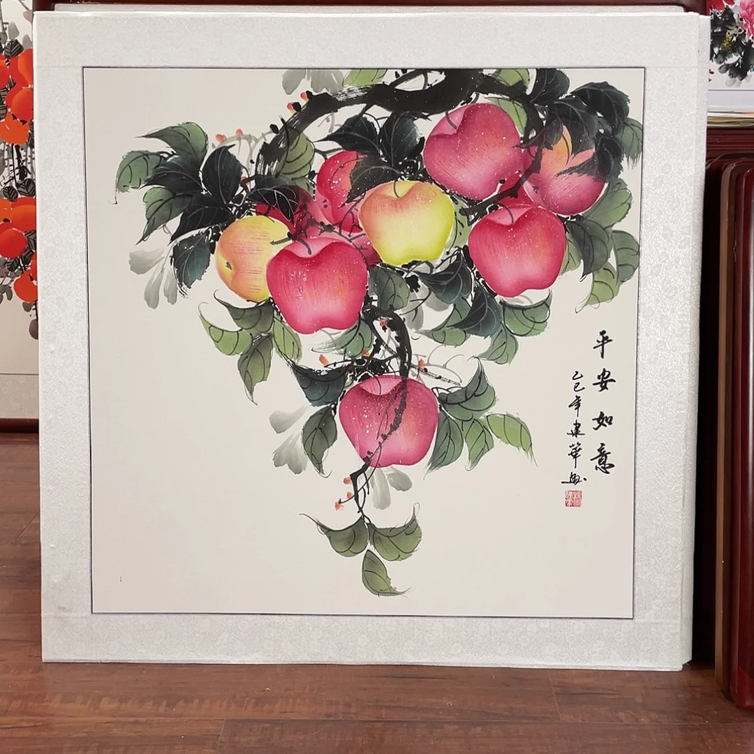 国画带框尺寸83*83厘米