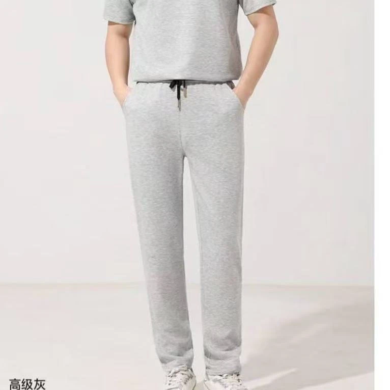霍总推荐 8819直口裤子 男女同款时尚休闲卫裤中腰松紧直筒休闲裤