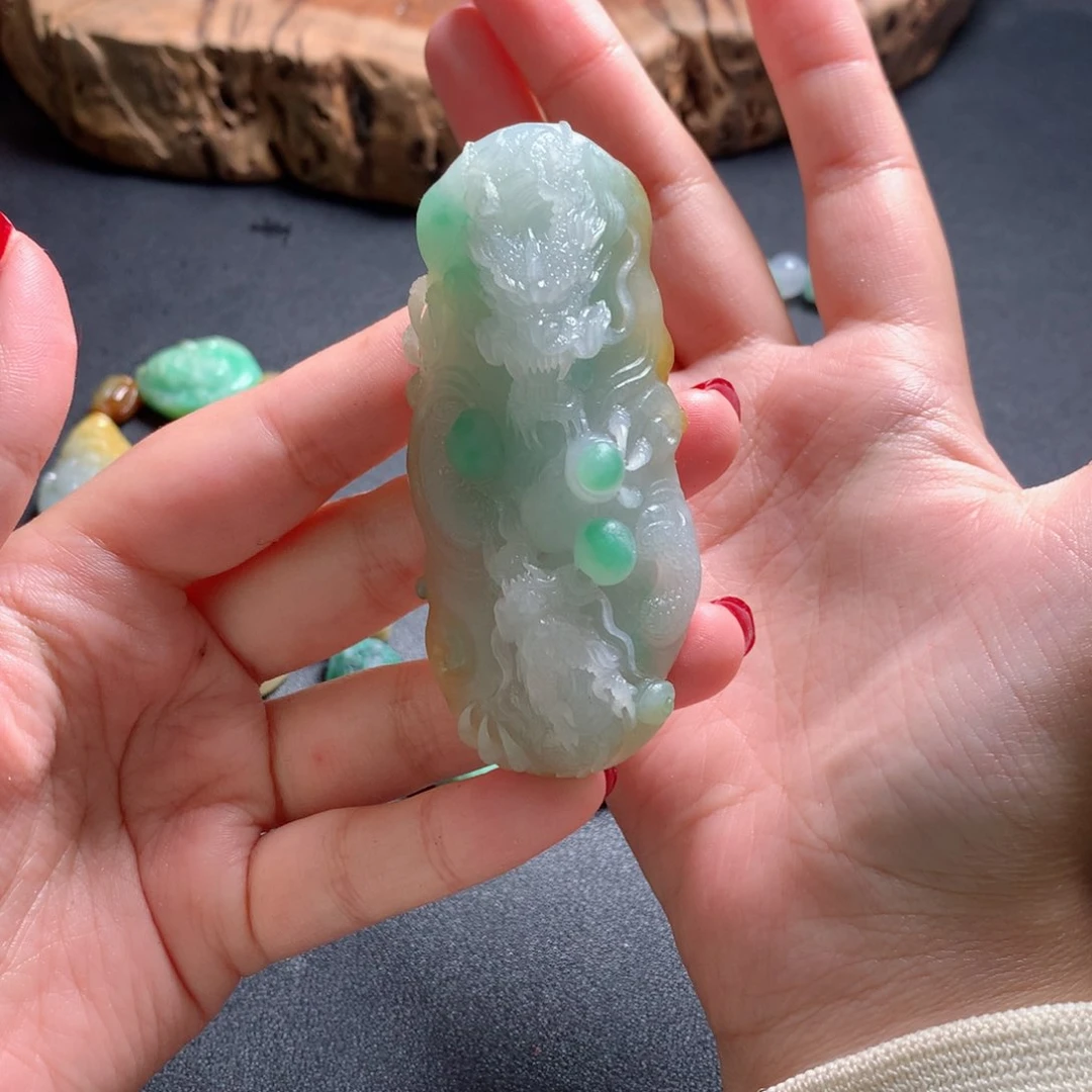 定制翡翠未镶嵌面***海翡翠