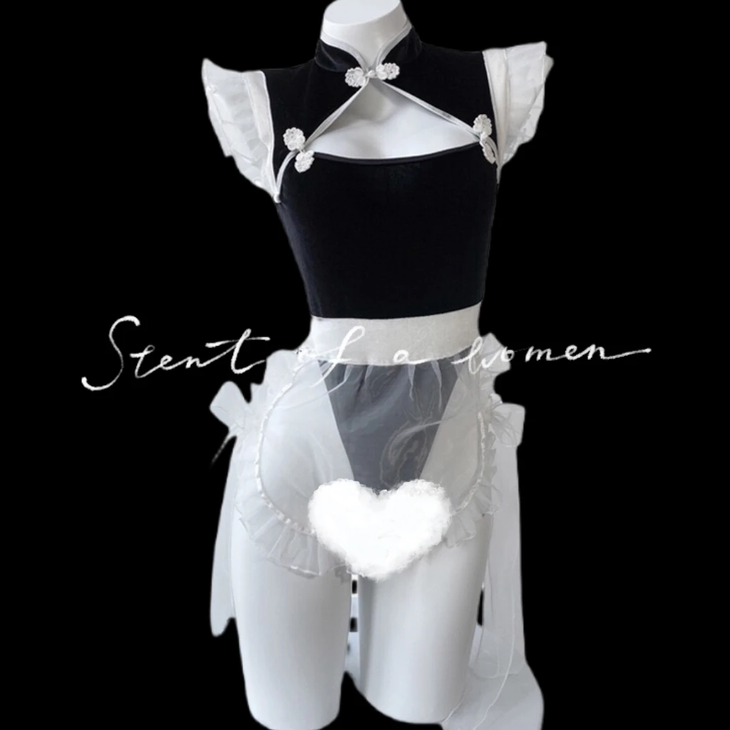 Peach情侣衣服 | 网红短款连体·均码·旗袍➕头饰