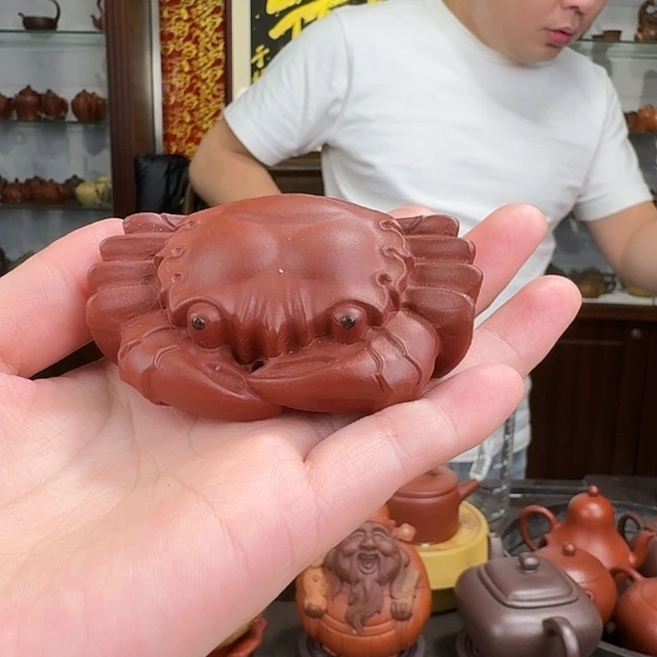 紫砂茶壶八方来财