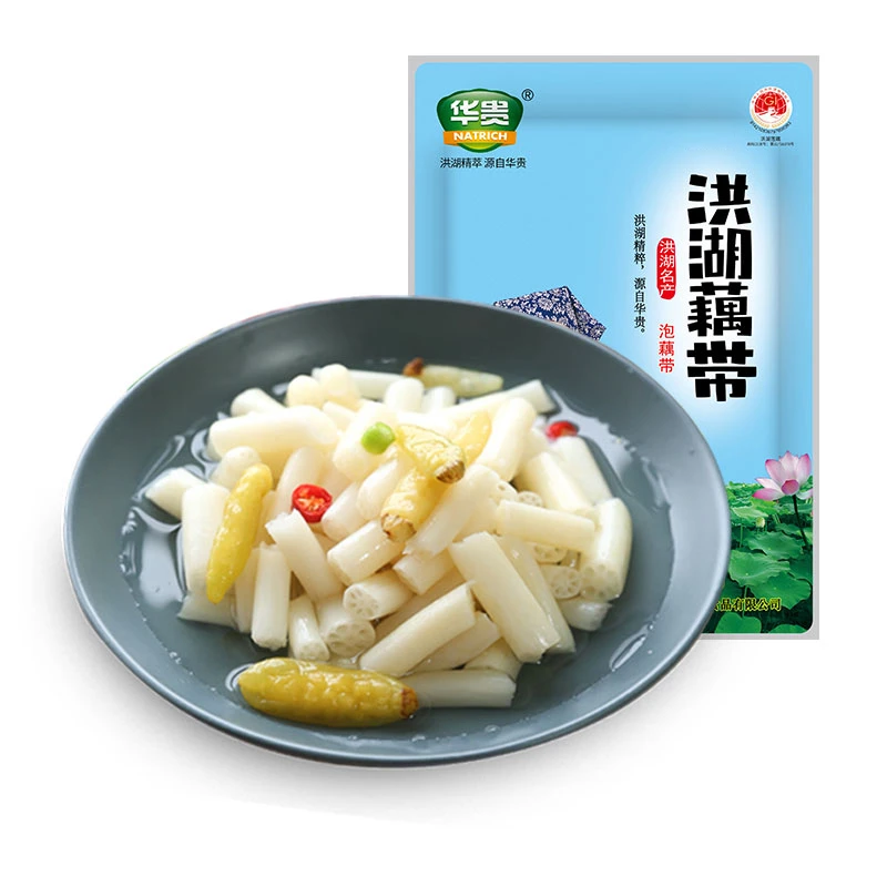 酸辣藕带350g 洪湖农家泡藕带藕尖藕芽腌制泡菜 开袋即食脆嫩爽口