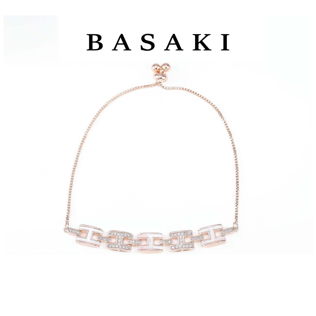 铜合金贝壳手链 轻奢女士气质手链时尚百搭3+2 H手链  1706