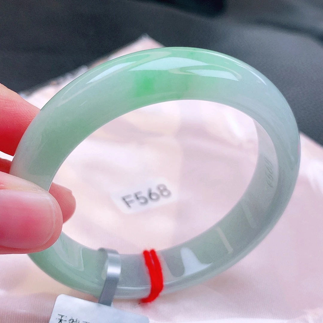 翡翠未镶嵌手镯缅甸天然a货翡翠手镯