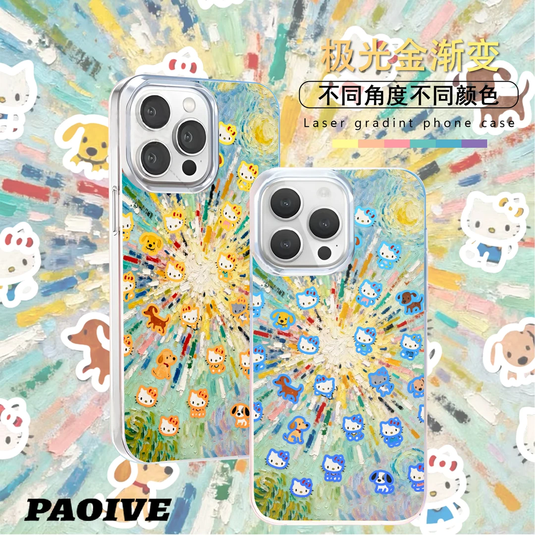 HelloKitty适用苹果华为vivo一加iPhone小米红米极光手机壳