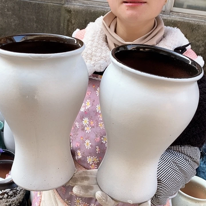 紫砂花盆正品口15高27